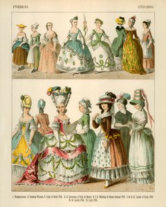Franse Kostuums 1750-1800