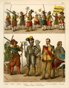 Duitse kostuums 1600 door Albert Kretschmer