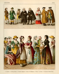 Duitse kostuums 1700
