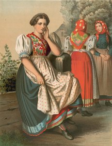 Duitse kostuum, Schlesien, Tzarnowany