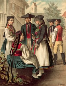 Duitse Kostuum, Wurtemberg Betzingen