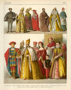 Italiaans Kostuum 1500