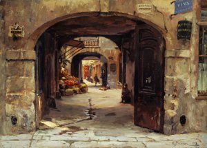 Le Passage des Singes door Albert Leopold Pierson