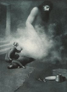 Aladdin en de Geest, 1897 door Albert Letchford