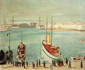 De haven van Marseille door Albert Marquet