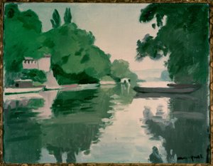 Landschap bij Chenevières door Albert Marquet