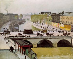 Pont Saint-Michel door Albert Marquet