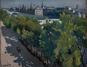 Quai du Louvre, kijkend naar Pont Neuf