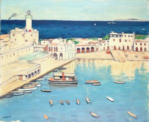 Het admiraliteit in Algiers door Albert Marquet