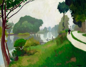 De Marne bij Varenne-Saint-Hilaire door Albert Marquet