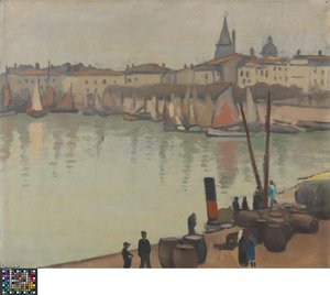 De haven van La Rochelle door Albert Marquet