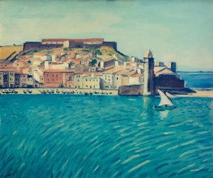 Uitzicht op de Haven van Collioure