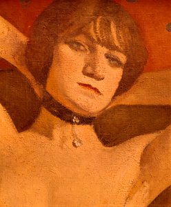 Vrouw op een bank (detail), 1912 door Albert Marquet