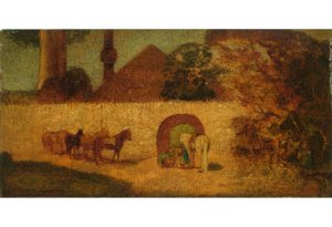 Bij het graf van de profeet door Albert Pinkham Ryder