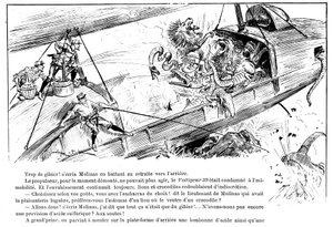 Anticipatie: De Aanval van de Voltigeur 39 - in “De Oorlog in de 20e Eeuw” door A. Robida, ed. Georges Decaux door Albert Robida