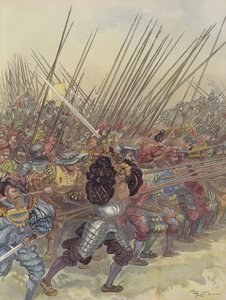 Aanval van de Zwitsers bij Marignan