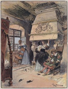 Illustratie voor Le Capitaine Bellormeau door en geïllustreerd door A Robida