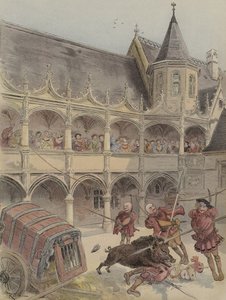 Het everzwijn van Amboise door Albert Robida