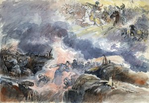 De twee Murats. 1914-1918 (litho)