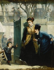 Verstoppertje, 1876 door Albert Snr. Ludovici