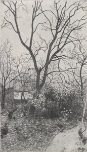 Herfst, uit de portfolio van de Zweedse Fine Art Print Society door Albert Theodor Gellerstedt