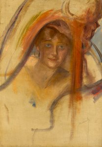 Studie voor Femme à la Harpe