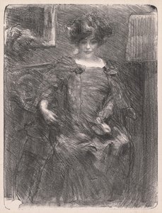 Zonder titel (Vrouw) door Albert de Belleroche