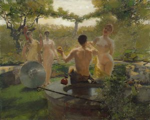 Het oordeel van Paris door Albert von Keller
