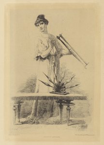 Spinnende vrouw door Alberto Maso Gilli