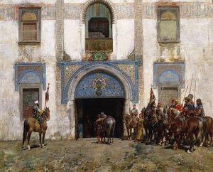 De paleiswacht door Alberto Pasini