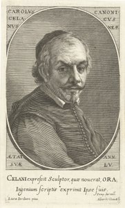 Portret van Carolus Celanus door Albertus Clouwet