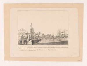 Intocht van Prinses Marianne en haar man Prins Albert te Utrecht, 1830