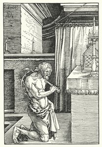 Koning David Doet Boete door Albrecht (after) Durer or Duerer
