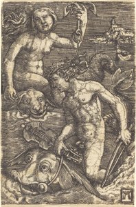 Arion en Nereïde door Albrecht Altdorfer
