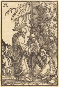 Christus neemt afscheid van Maria