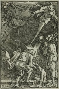 Christus in het voorgeborchte, uit De zondeval en de verlossing van de mens door Albrecht Altdorfer