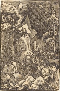 Christus op de Olijfberg door Albrecht Altdorfer