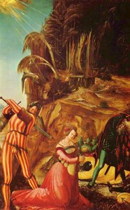 Onthoofding van Sint-Catharina door Albrecht Altdorfer
