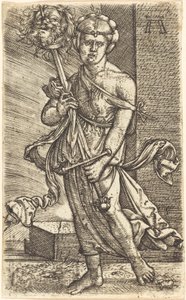 Judith met het hoofd van Holofernes door Albrecht Altdorfer