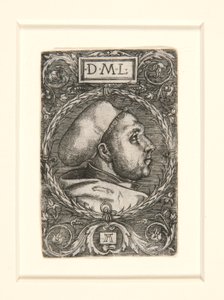 Maarten Luther met een Doctorale Hoed door Albrecht Altdorfer