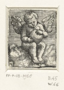 Putto met een bol