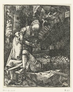 Pyramus en Thisbe door Albrecht Altdorfer
