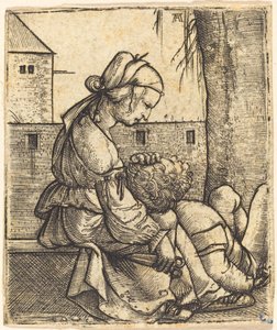 Samson en Delila door Albrecht Altdorfer