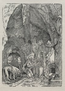 St. Hiëronymus in de Grot, ca. 1513-15 door Albrecht Altdorfer