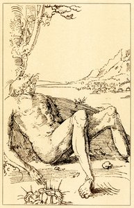 Studie over een klaagzang door Albrecht Altdorfer