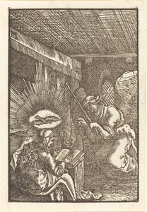 De annunciatie door Albrecht Altdorfer