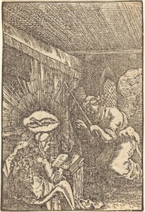 De annunciatie door Albrecht Altdorfer