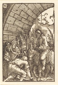 De Intocht in Jeruzalem door Albrecht Altdorfer