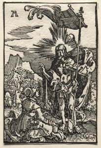 De val en verlossing van de mens: Christus verschijnt aan St. Maria Magdalena, c. 1515 door Albrecht Altdorfer