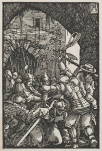De Val en Verlossing van de Mens: Christus draagt het Kruis door Albrecht Altdorfer